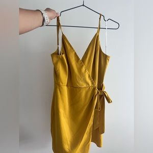 Yellow mustard dress